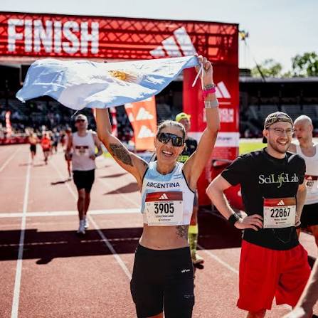 Stockholm finish flag